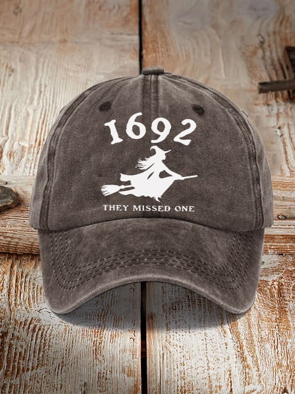 1692 Witch They Missed One Sun Hat