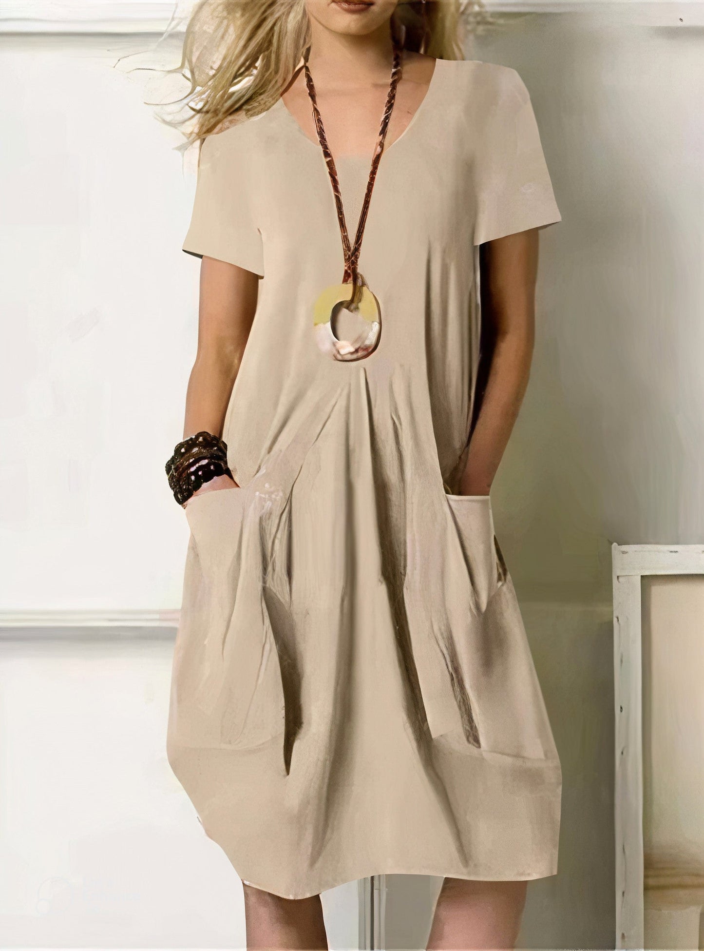 Circle Waltz Casual Dress