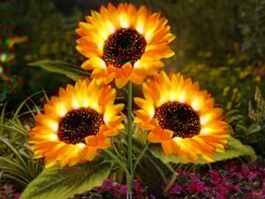 šSolar LED Sunflower Garden Lights-29.6inch/75cm