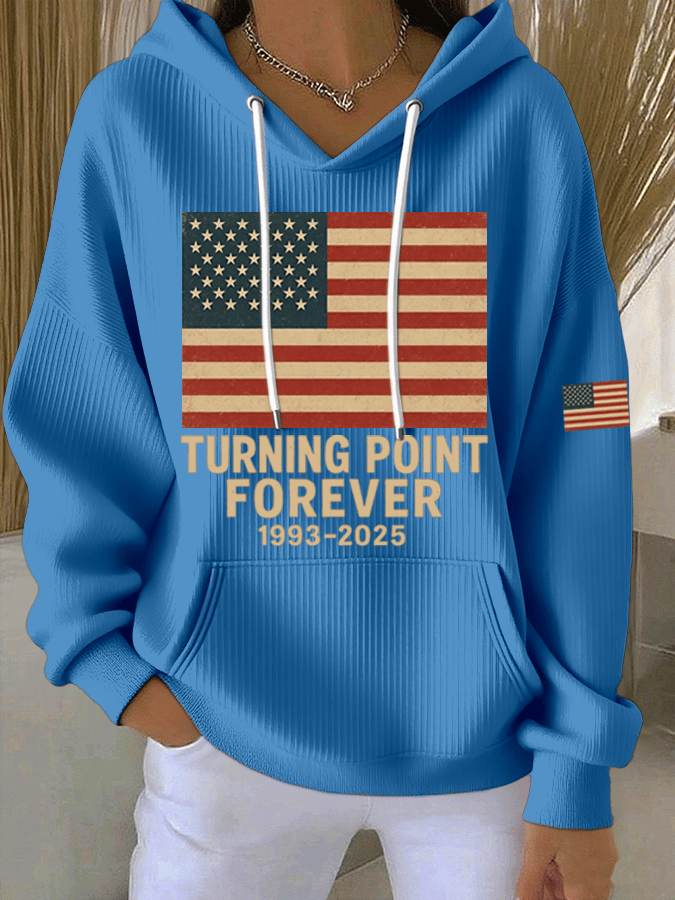 Women's Hot Print Casual Hooded Sweatshirt