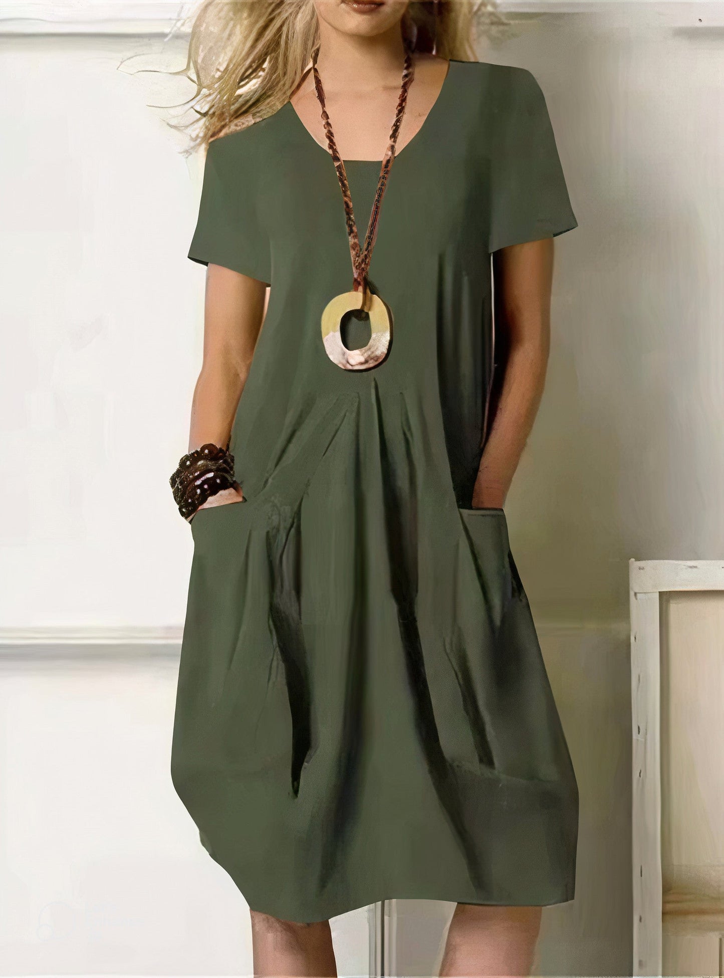 Circle Waltz Casual Dress