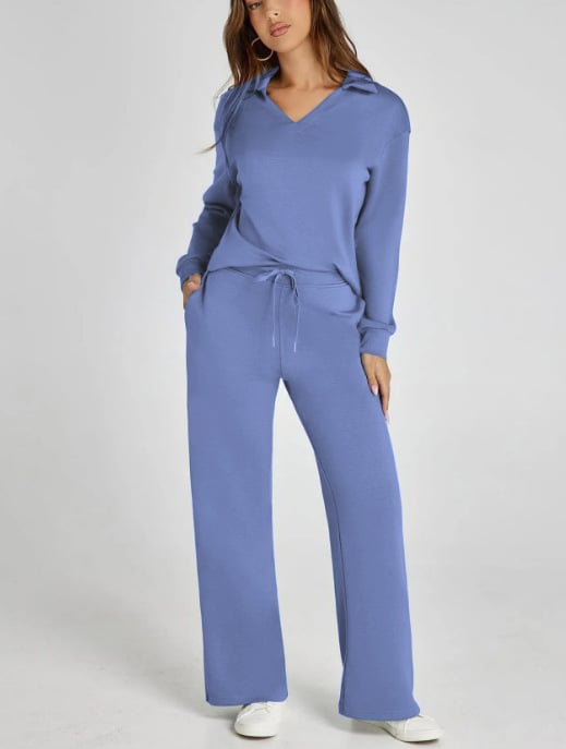 Women's Fall Transition 2-Piece Set - Breathable & Wrinkle Resistant Sweatsuits Sets (🔥Buy 2 Free Shipping)