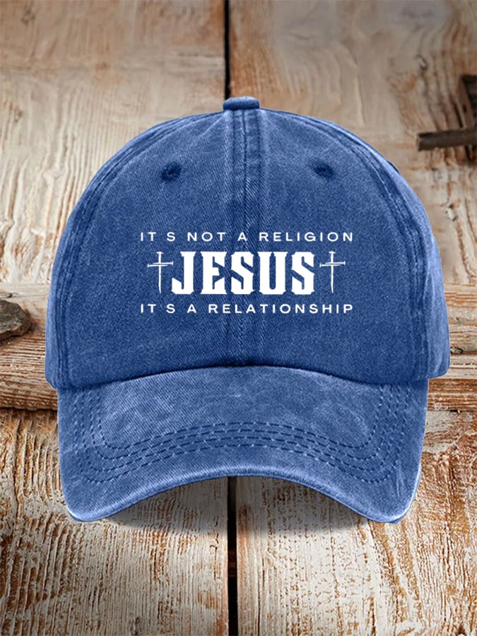 Unisex It's Not A Religion It's A Relationship Baseball Cap