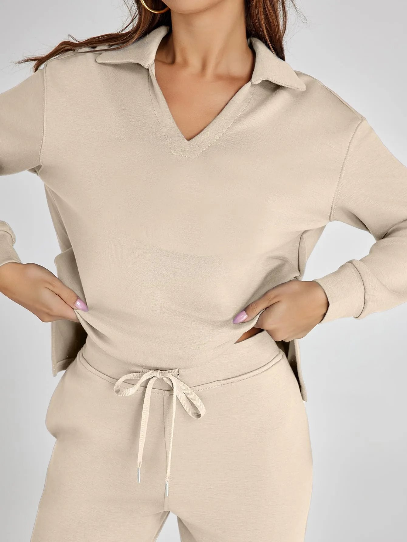 Women's Fall Transition 2-Piece Set - Breathable & Wrinkle Resistant Sweatsuits Sets (🔥Buy 2 Free Shipping)