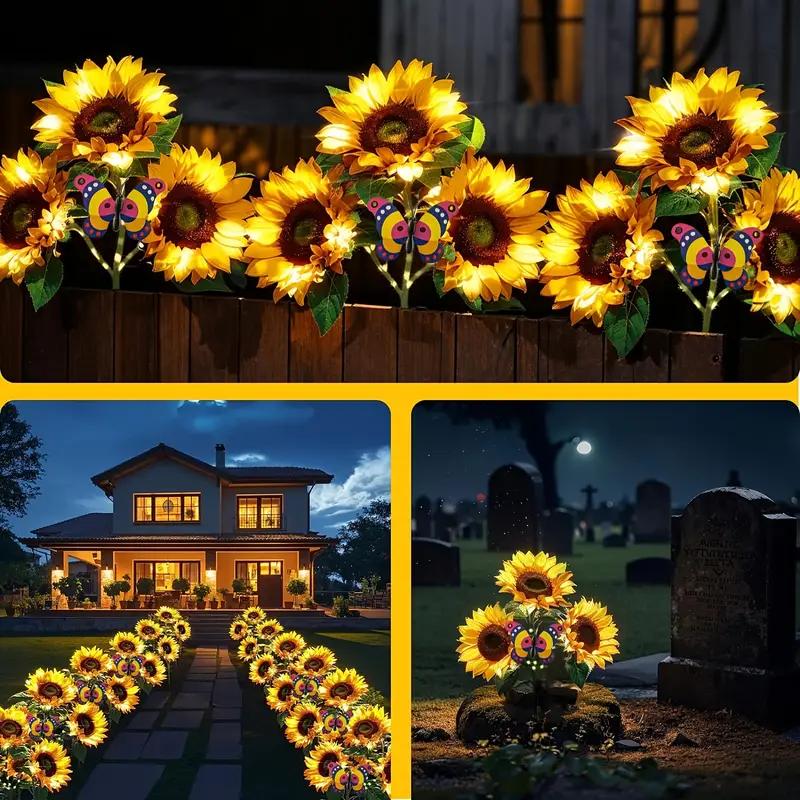 šSolar LED Sunflower Garden Lights-29.6inch/75cm