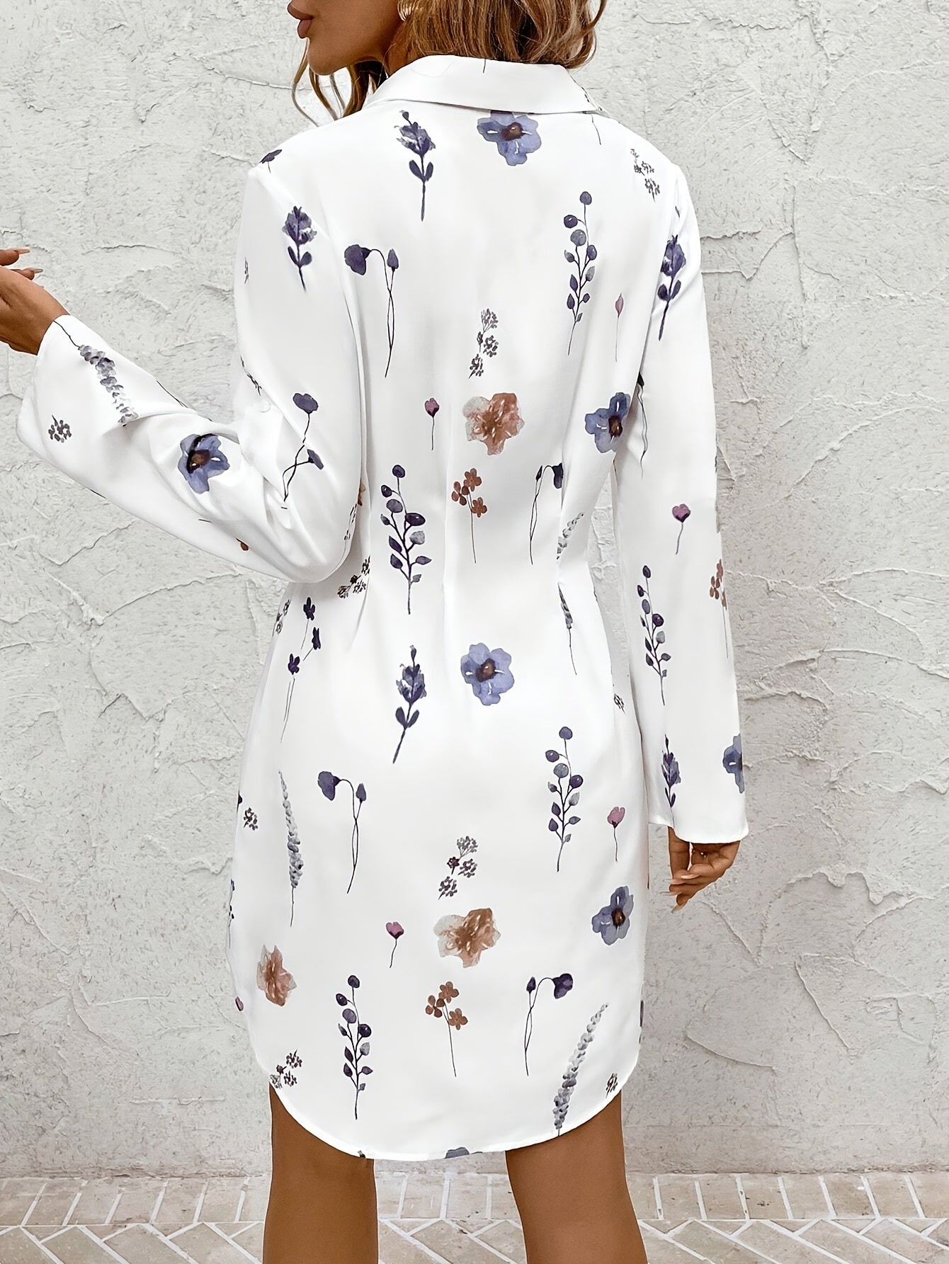 Mayke Elegant Floral Dress