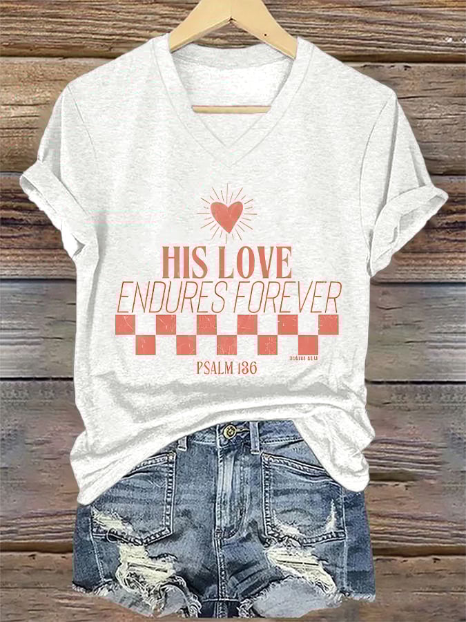 Women'S Casual Faith Short Sleeve T-Shirt