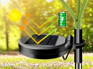 šSolar LED Sunflower Garden Lights-29.6inch/75cm