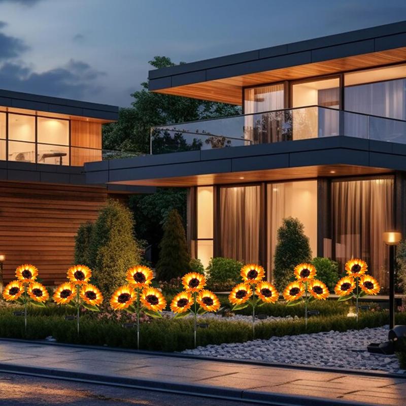 šSolar LED Sunflower Garden Lights-29.6inch/75cm