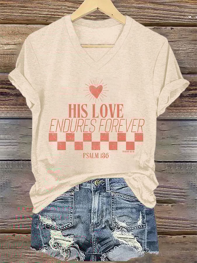Women'S Casual Faith Short Sleeve T-Shirt