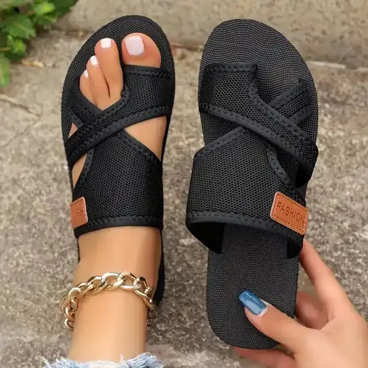 đ„Last Day Promotion 70% OFFđ„ Women's Comfortable Breathable Mesh Flip Flops
