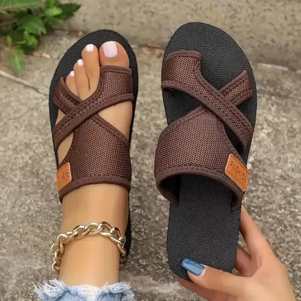 đ„Last Day Promotion 70% OFFđ„ Women's Comfortable Breathable Mesh Flip Flops