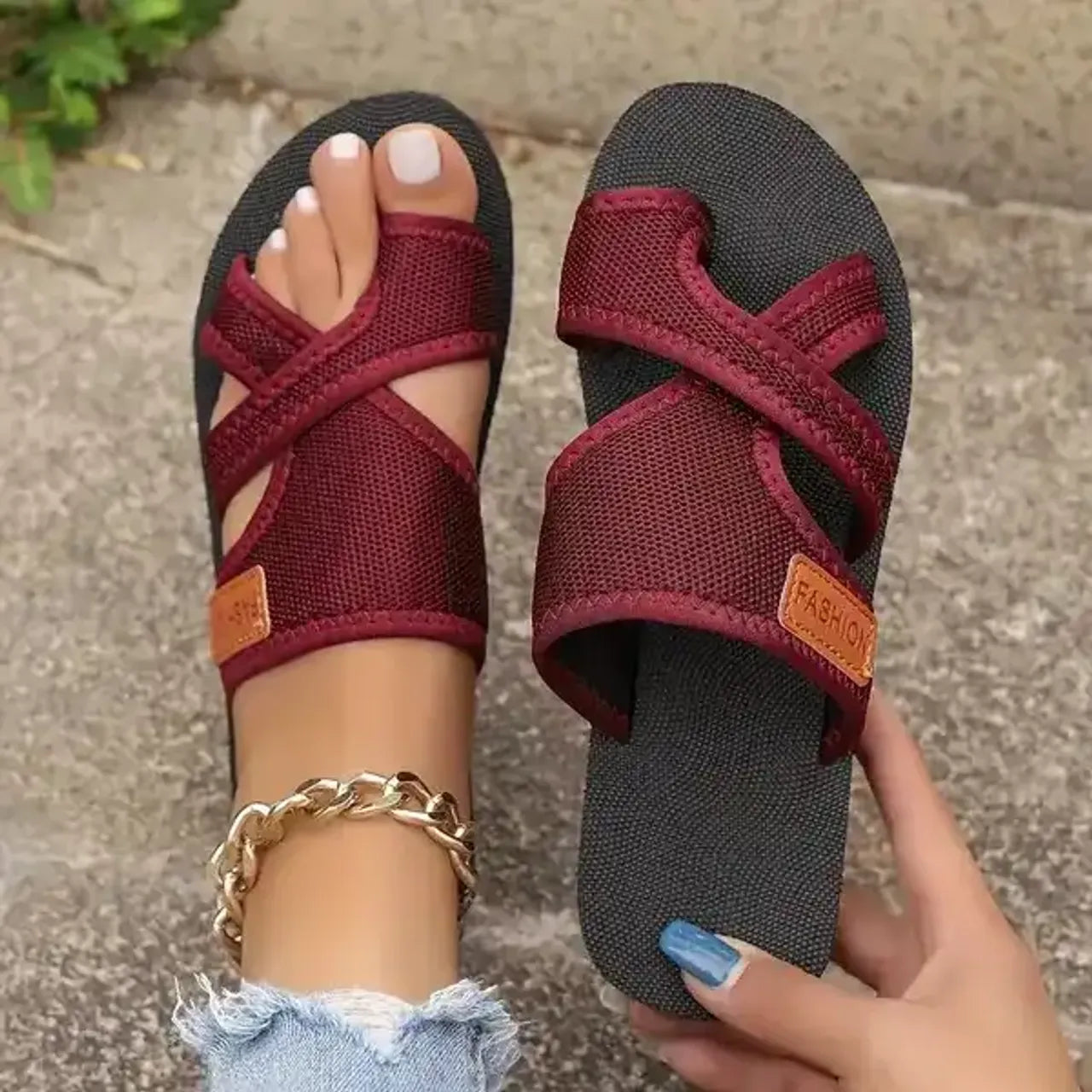 đ„Last Day Promotion 70% OFFđ„ Women's Comfortable Breathable Mesh Flip Flops