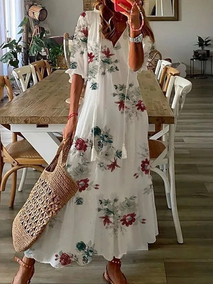 Boho Tummy Coverage Dress
