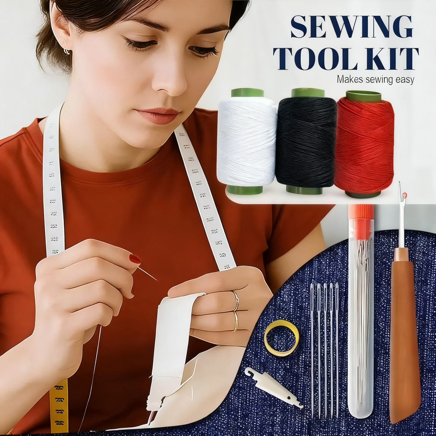šChristmas-Sale 49%Offā¤34PCS Big Eye Steel Needles Set