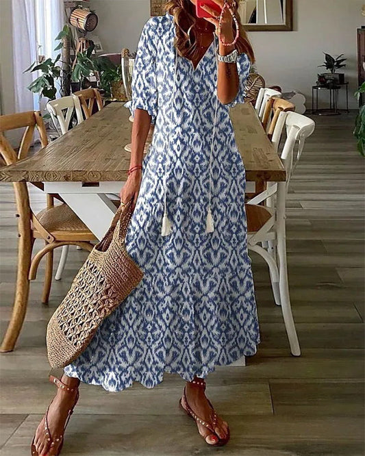 Boho Tummy Coverage Dress