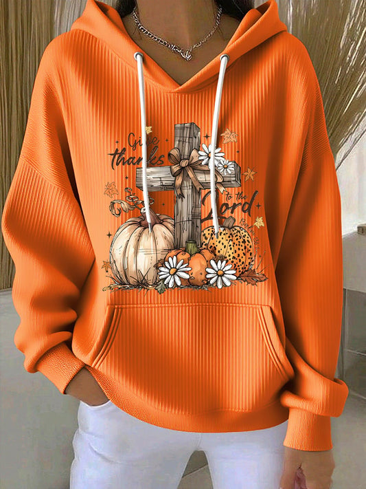 Women's casual thanksgiving main groove hoodie