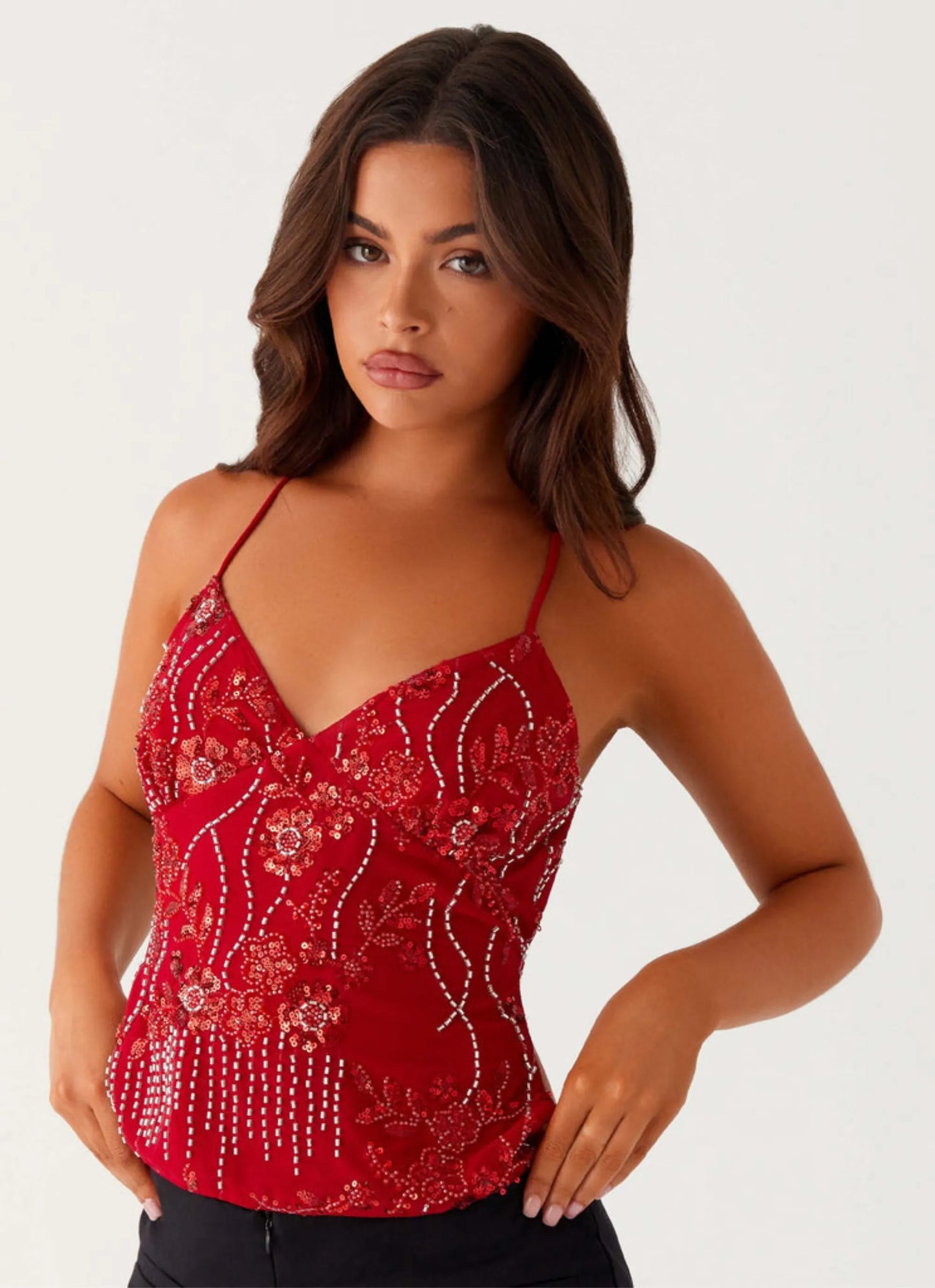 Kira Sequin Top