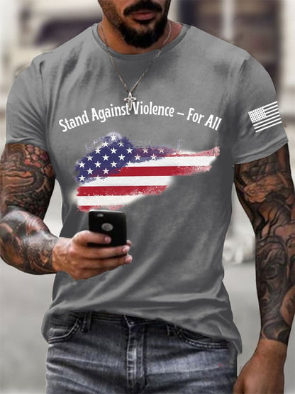 Men's  Freedom  Printed T-Shirt