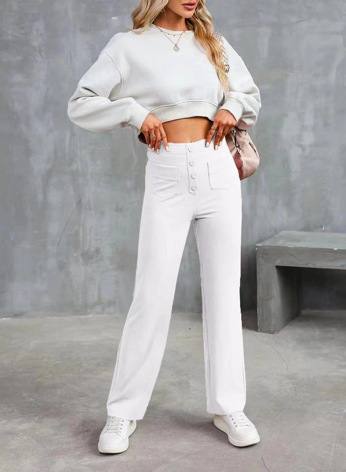 🔥Hot Sale 8000+💷Fan Favorite🔥Women's Casual High Waist Stretch Trousers