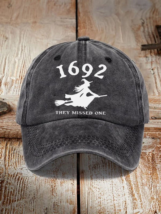 1692 Witch They Missed One Sun Hat