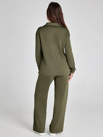 Women's Fall Transition 2-Piece Set - Breathable & Wrinkle Resistant Sweatsuits Sets (🔥Buy 2 Free Shipping)