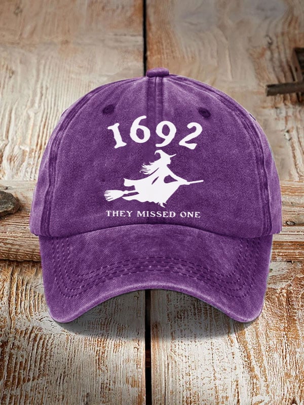 1692 Witch They Missed One Sun Hat