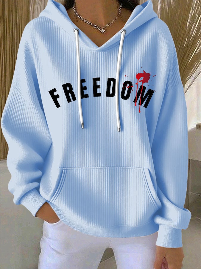Women's Commemorative Leader Print Casual Hoodie