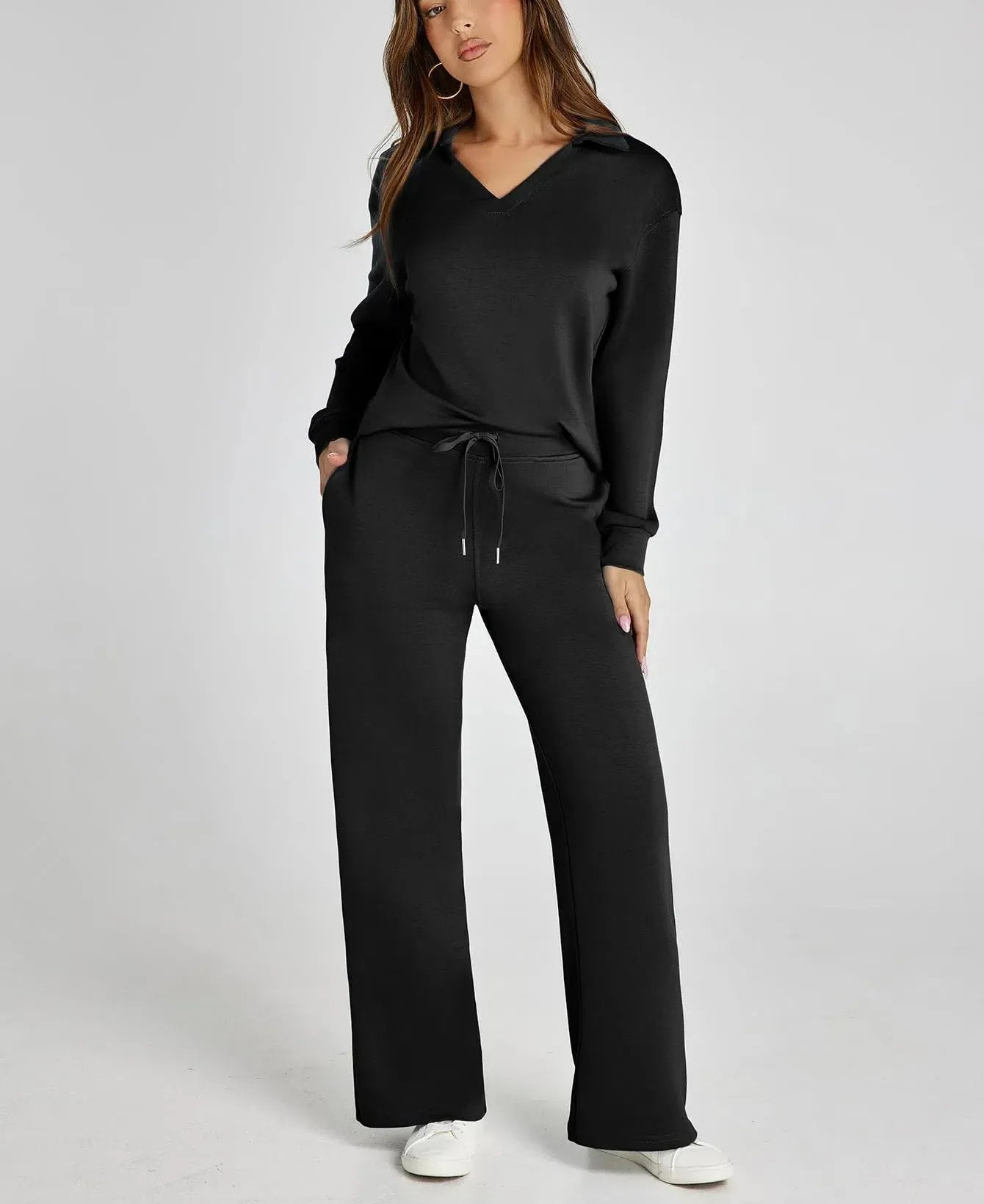 Women's Fall Transition 2-Piece Set - Breathable & Wrinkle Resistant Sweatsuits Sets (🔥Buy 2 Free Shipping)