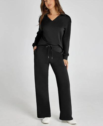 Women's Fall Transition 2-Piece Set - Breathable & Wrinkle Resistant Sweatsuits Sets (🔥Buy 2 Free Shipping)