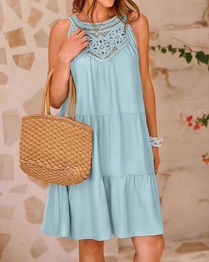 Lace A-Line Beach Dress