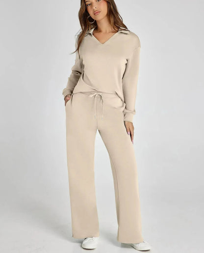 Women's Fall Transition 2-Piece Set - Breathable & Wrinkle Resistant Sweatsuits Sets (🔥Buy 2 Free Shipping)