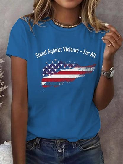 Women's  Print Casual T-shirt