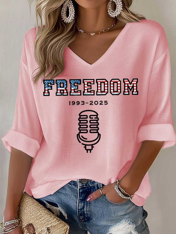 Women's Commemorative Leader Print Waffle T-Shirt