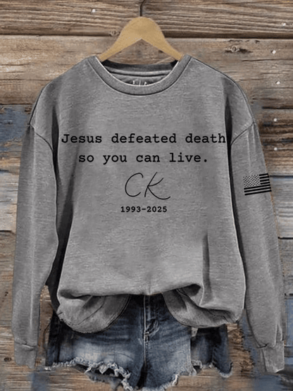 Women's Hot Events Printed Crew Neck Sweatshirt