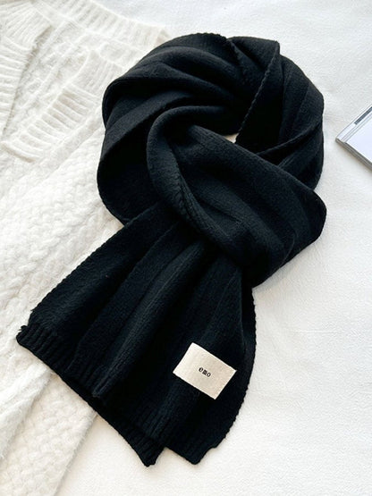 Autumn And Winter Warm Solid Color Scarf