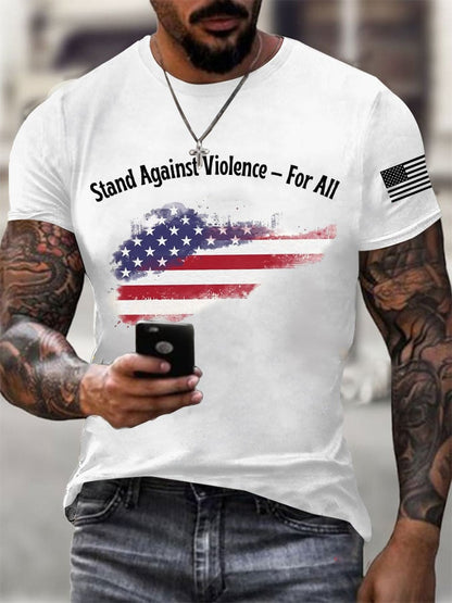 Men's  Freedom  Printed T-Shirt