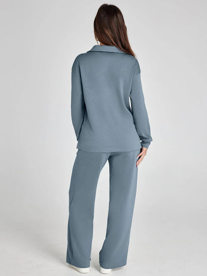 Women's Fall Transition 2-Piece Set - Breathable & Wrinkle Resistant Sweatsuits Sets (🔥Buy 2 Free Shipping)