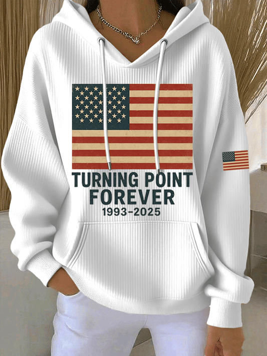 Women's Hot Print Casual Hooded Sweatshirt