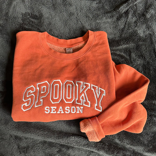 Spooky Season Embroidered Sweatshirt