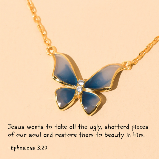 Butterfly Season - Sterling Necklace