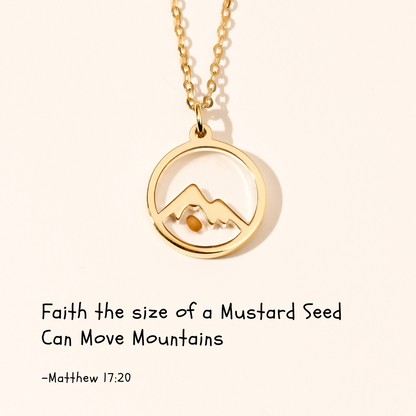 Move Mountains - Sterling Silver Necklace