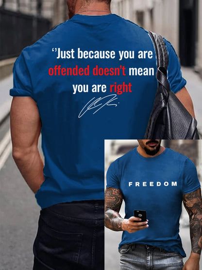Men's Commemorative Printed T-Shirt