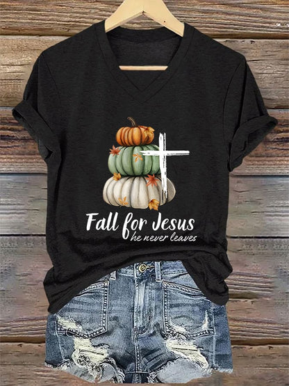 Women'S Casual Faith Short Sleeve T-Shirt