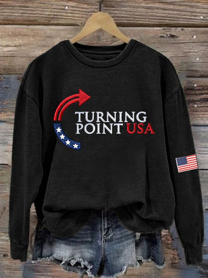 Women's Turning Point USA Print Sweatshirt