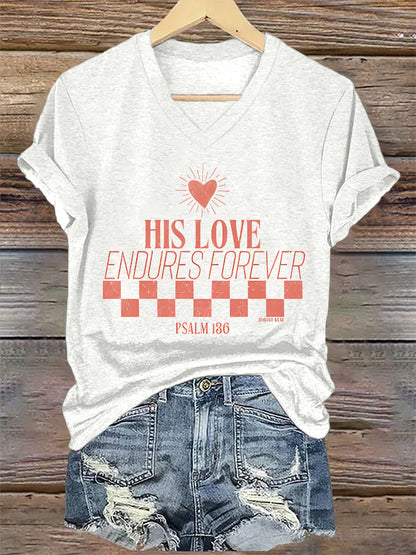 Women'S Casual Faith Short Sleeve T-Shirt
