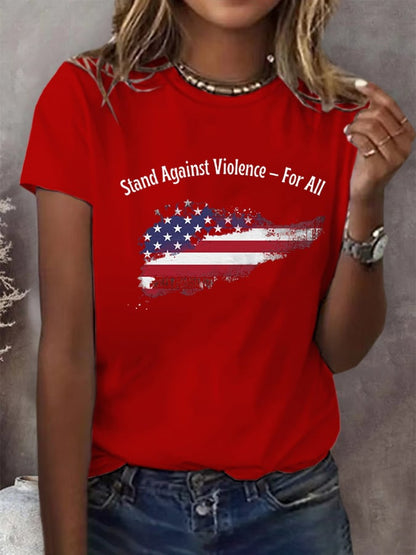 Women's  Print Casual T-shirt