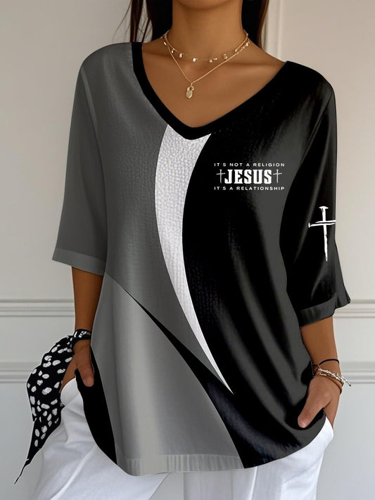 Women's Casual Faith  Cotton And Linen Top