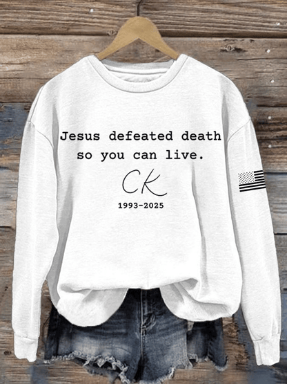 Women's Hot Events Printed Crew Neck Sweatshirt