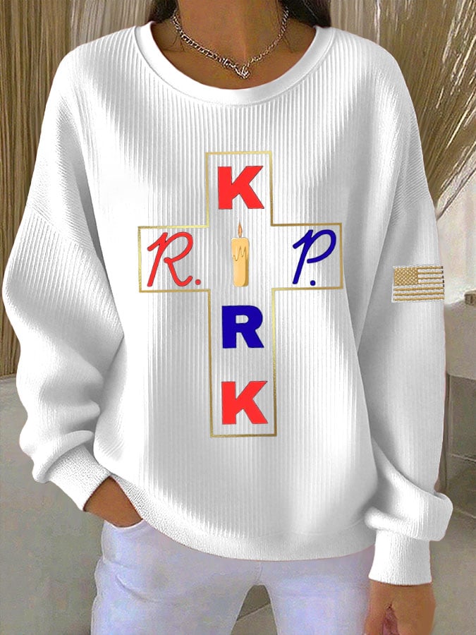 Women's Commemorative Leader Print Long Sleeve Top